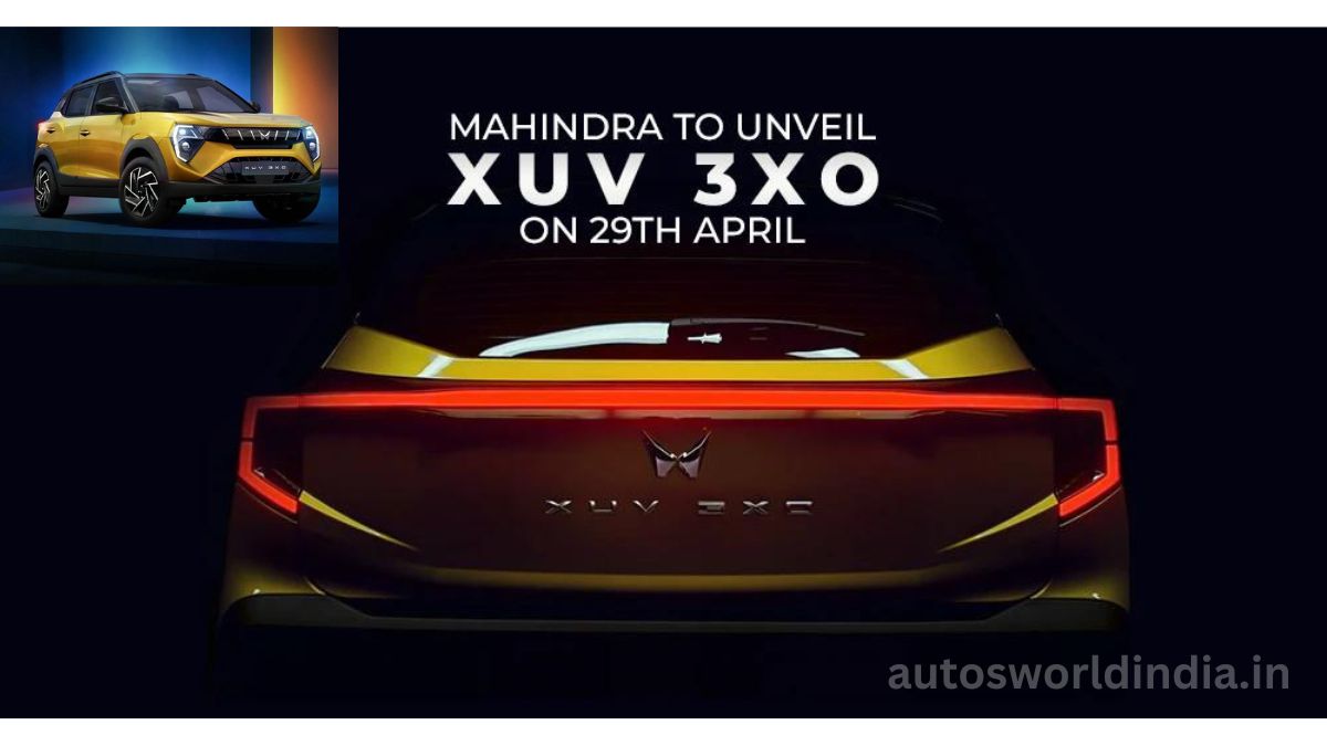 Mahindra Unveils XUV 3XO Ahead of April 29 Global Launch